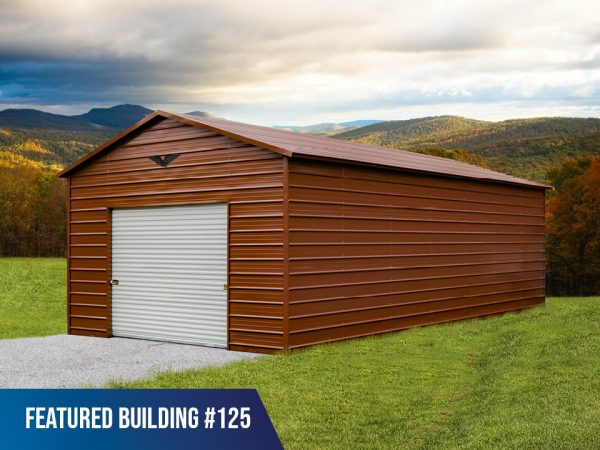 18x35x10 metal storage building