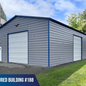 30x50x14 Metal Garage
