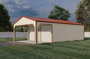 24x40x10 Two Car Garage - Metal Buildings, Carports, Barns & More ...